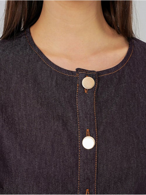 Robe midi en jean ceinturée bdart - Kiabi Robe midi en jean ceinturée bdart - Kiabi