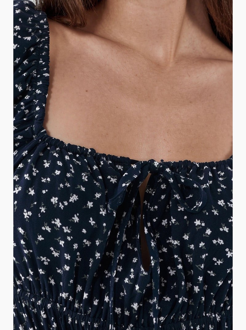Robe midi femme en viscose popeline busem Noir - Kiabi