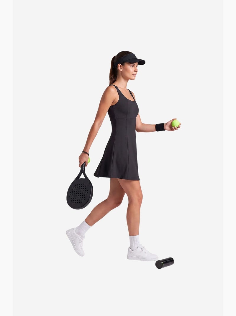 Robe midi femme tommy Noir - Kiabi