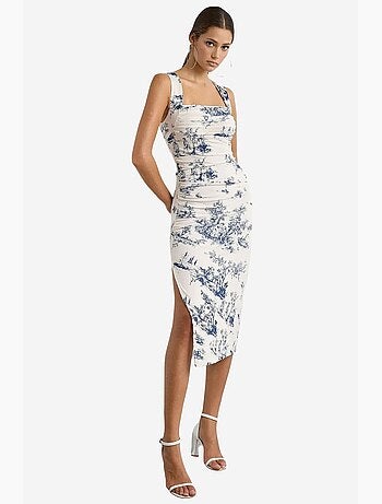 Robe midi imprimée sans manches hiccup