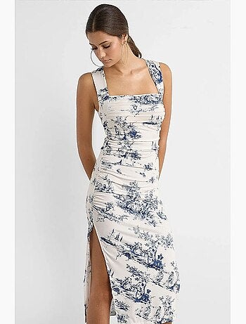 Robe midi imprimée sans manches hiccup