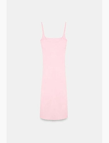 Robe midi moulante sans manches pour femme dilvin
