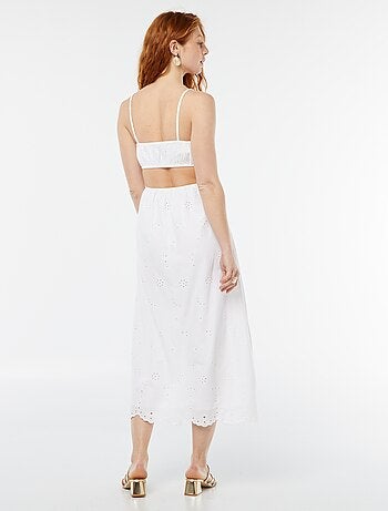 Robe midi ouverture sur les côtés