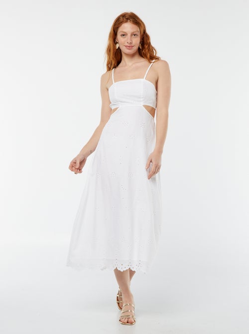 Robe midi ouverture sur les côtés - Kiabi