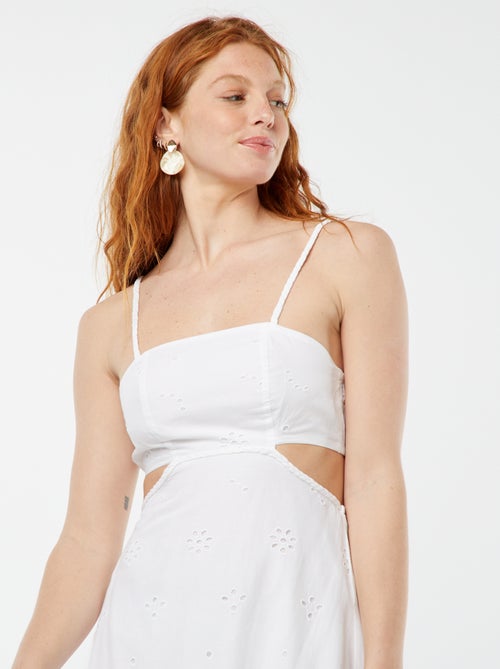 Robe midi ouverture sur les côtés - Kiabi