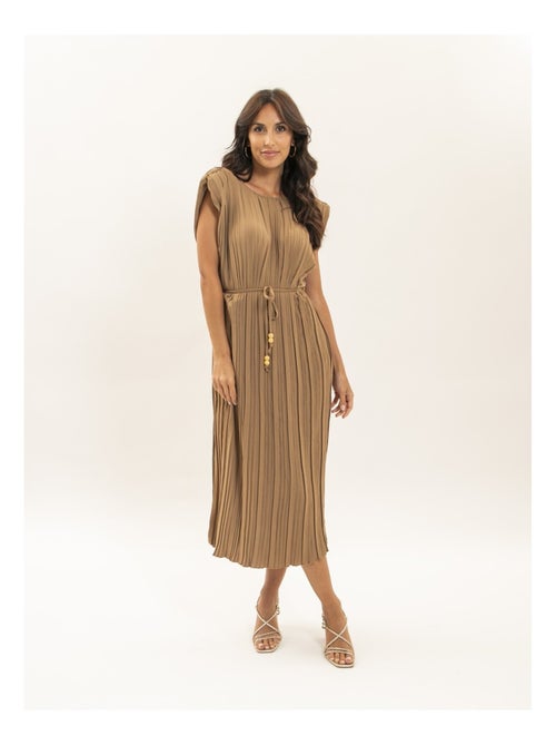Robe midi plissée irove - Kiabi Robe midi plissée irove - Kiabi