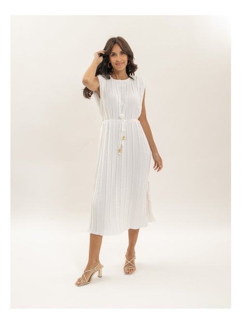 Robe midi plissée irove - Kiabi Robe midi plissée irove - Kiabi