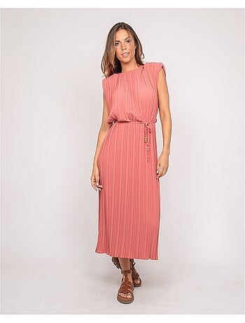 Robe midi plissée irove