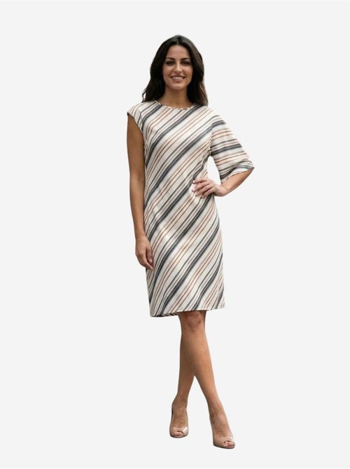 Robe midi rayée en lyocell my fashion - Kiabi