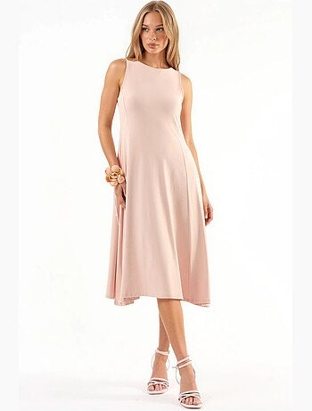Robe midi sans manches avec poches busem