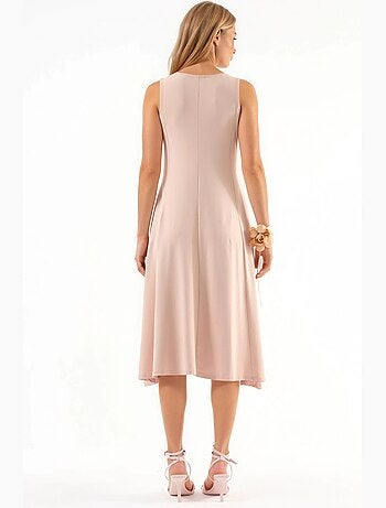 Robe midi sans manches avec poches busem