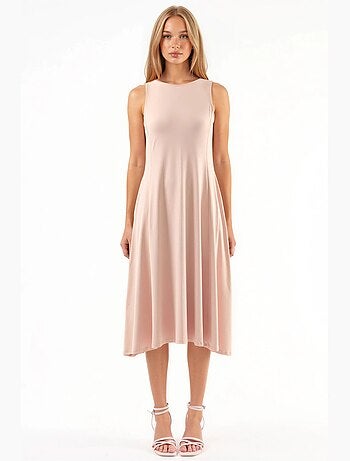 Robe midi sans manches avec poches busem