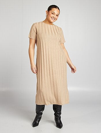 Robe midi stretch