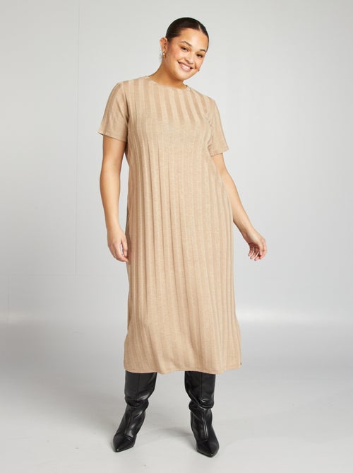 Robe midi stretch - Kiabi