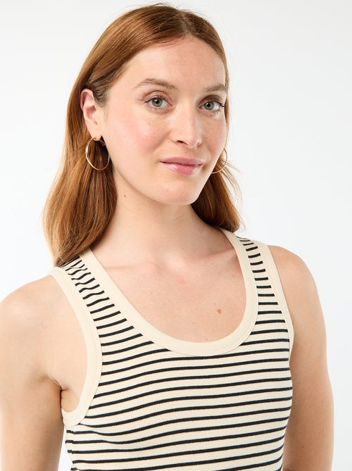 Robe midi type débardeur - Kiabi