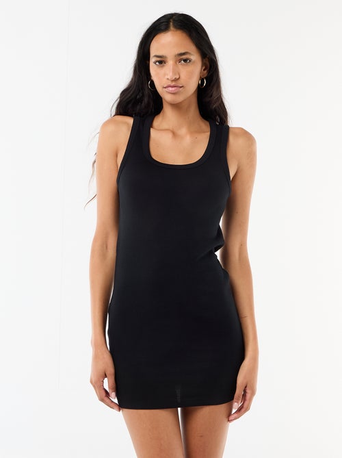 Robe midi type débardeur - Kiabi