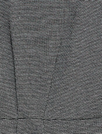 Robe Milano à la coupe évasée à manches courtes