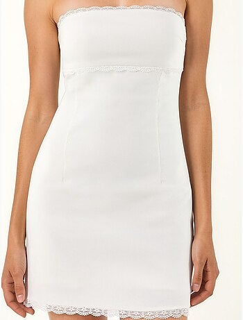 Robe mini moulante sans bretelles hiccup