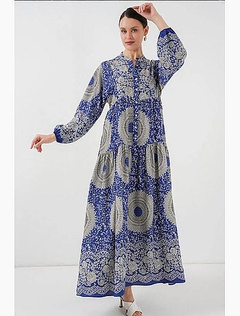 Robe modeste à motifs authentiques bdart