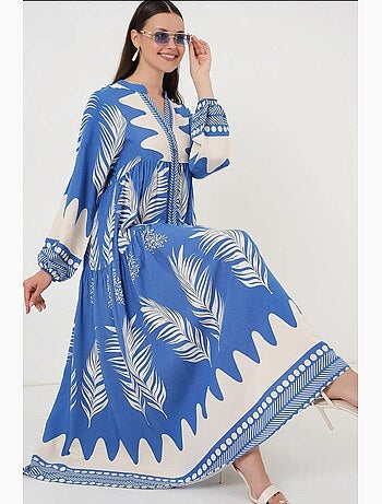 Robe modeste à motifs authentiques bdart