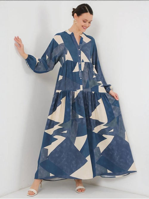 Robe modeste à motifs authentiques bdart - Kiabi
