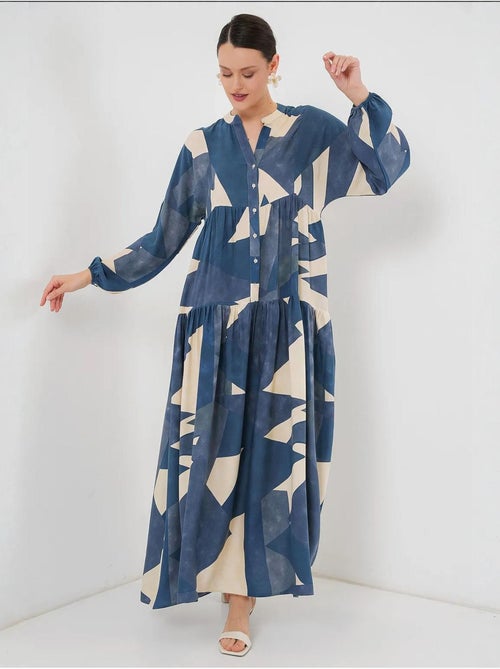 Robe modeste à motifs authentiques bdart - Kiabi