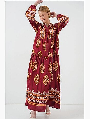 Robe modeste à motifs authentiques bdart