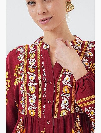 Robe modeste à motifs authentiques bdart