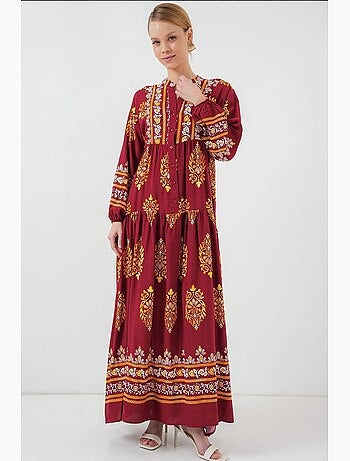 Robe modeste à motifs authentiques bdart