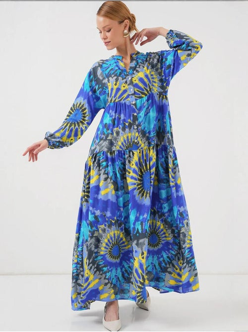 Robe modeste à motifs authentiques bdart - Kiabi