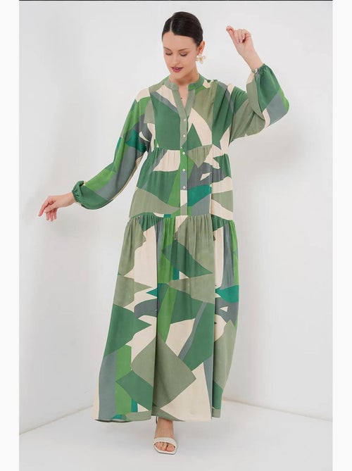 Robe modeste à motifs authentiques bdart - Kiabi Robe modeste à motifs authentiques bdart - Kiabi