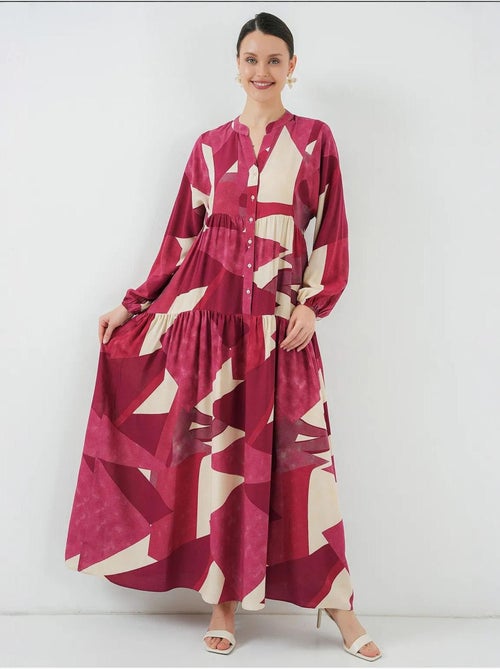 Robe modeste à motifs authentiques bdart - Kiabi Robe modeste à motifs authentiques bdart - Kiabi