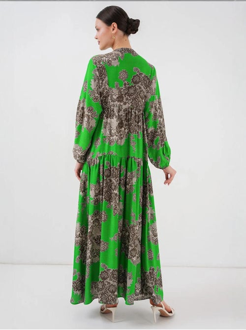 Robe modeste à motifs authentiques bdart - Kiabi