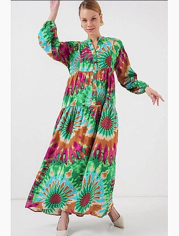 Robe modeste à motifs authentiques bdart
