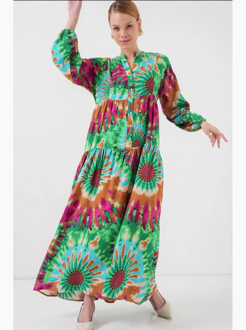Robe modeste à motifs authentiques bdart - Kiabi Robe modeste à motifs authentiques bdart - Kiabi