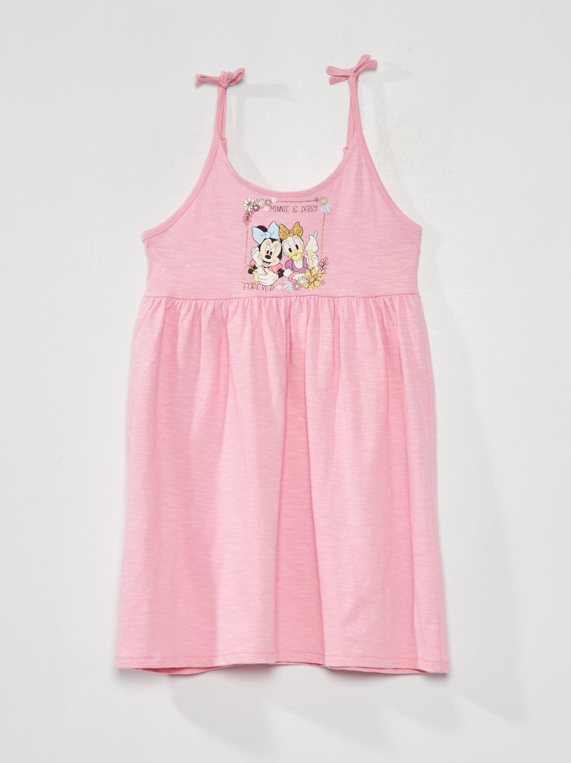 Robe moulinée à bretelles 'Minnie' Rose - Kiabi