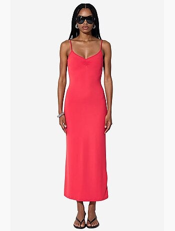 Robe nuisette midi sans manches busem