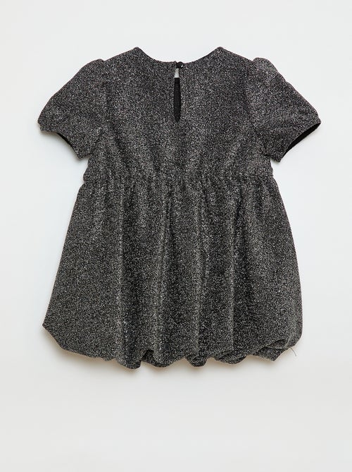 Robe pailletée forme ballon - Kiabi