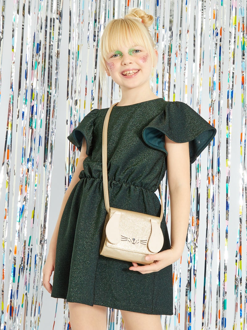 Robe patineuse en maille - vert vert gris - Kiabi