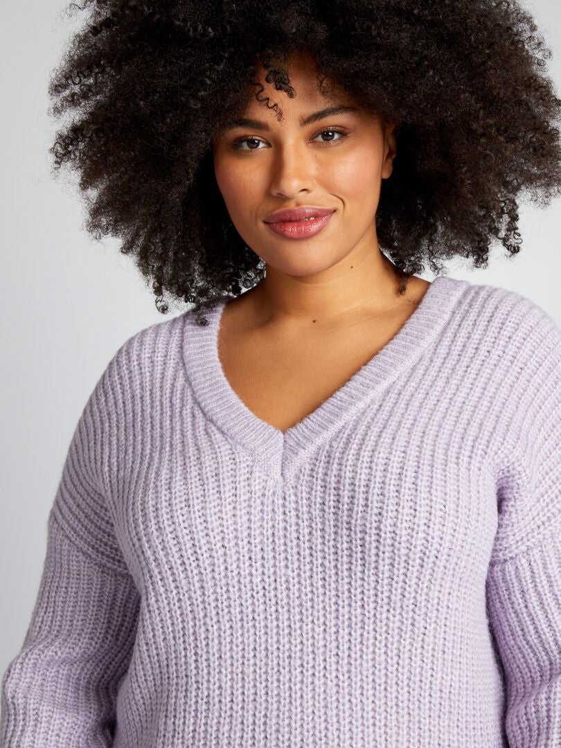 Robe Pull Grace Karin Femme Côtelée Moulante Manches Longues Col Revers Boutons Volants - Tricot Stretch Élégant