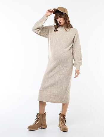 Robe pull de maternité