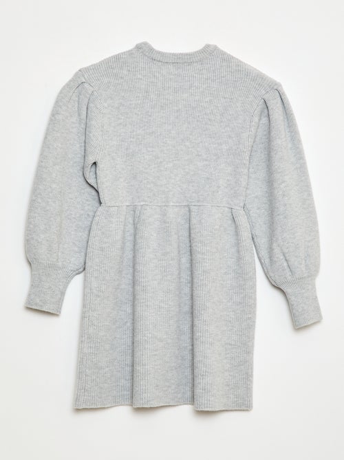 Robe pull en maille tricot douce - Kiabi