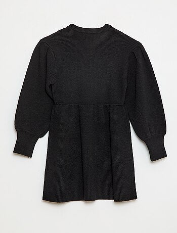Robe pull en maille tricot douce