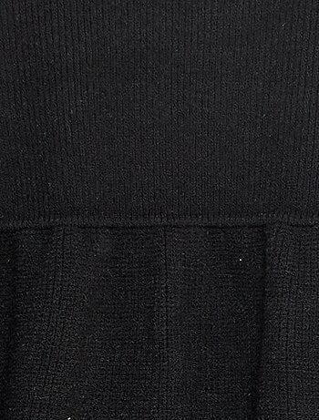 Robe pull en maille tricot douce