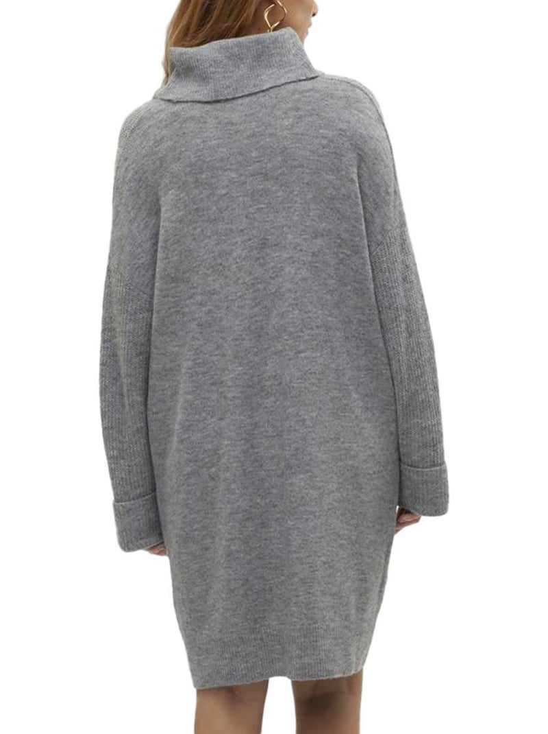 Robe Pull Femme Vero Moda Gris Argenté - Kiabi