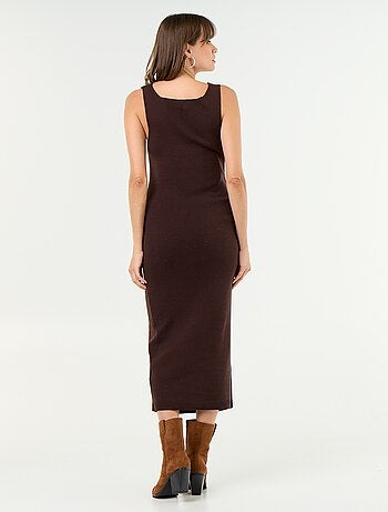 Robe pull maternité 2-en-1
