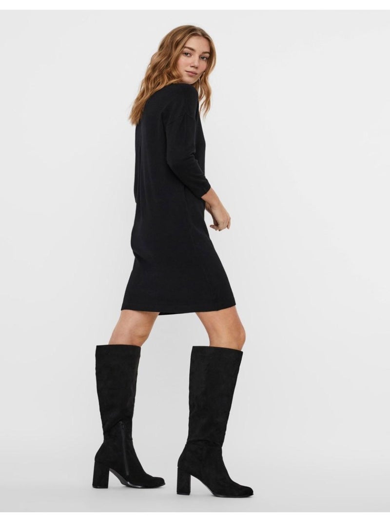 Robe pull Vero Moda Noir Noir - Kiabi