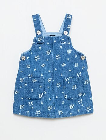 Robe salopette à motif