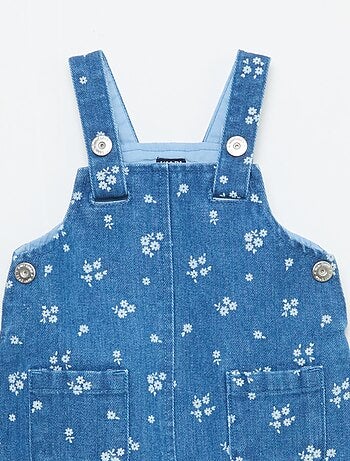 Robe salopette à motif