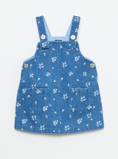 Robe salopette à motif - Kiabi